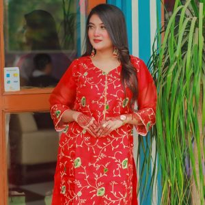 রেড অরগেঞ্জা কুর্তি - 40